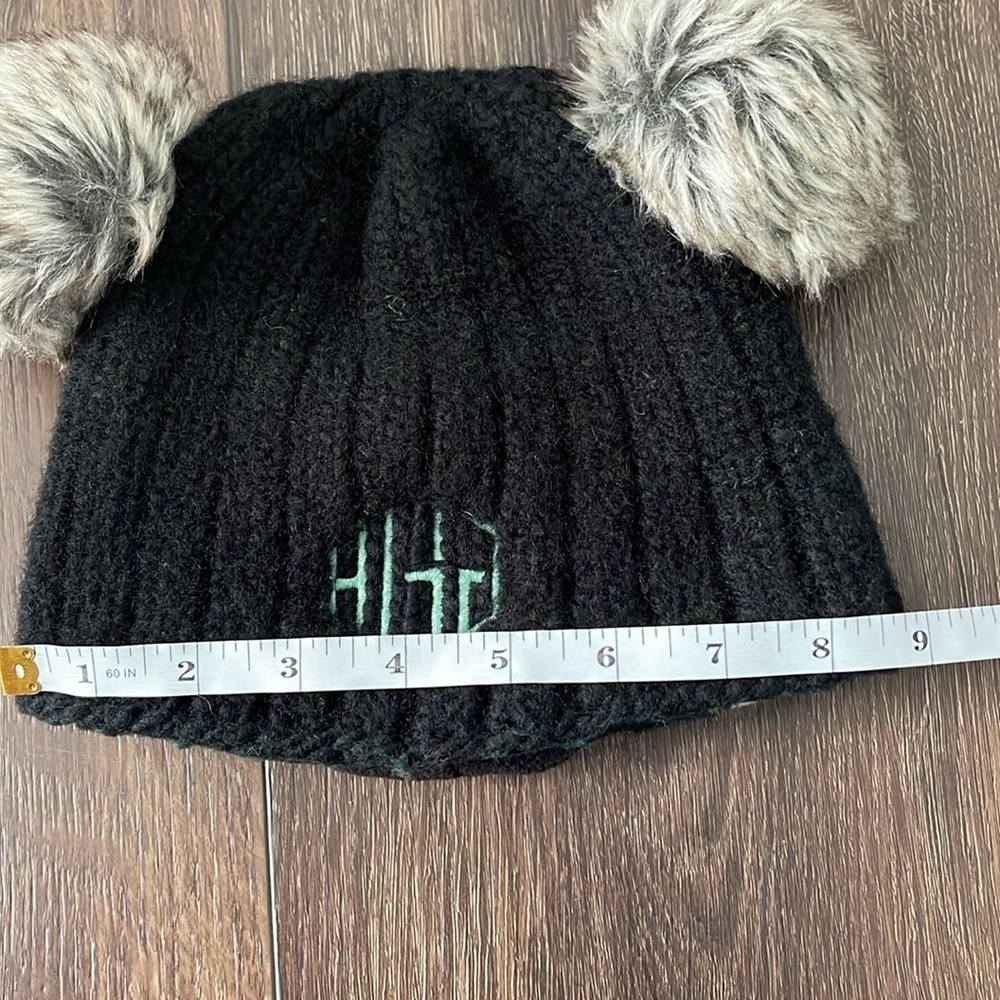 Nirvanna Designs Wool Blend Pom Pom Beanie - Picture 4 of 6